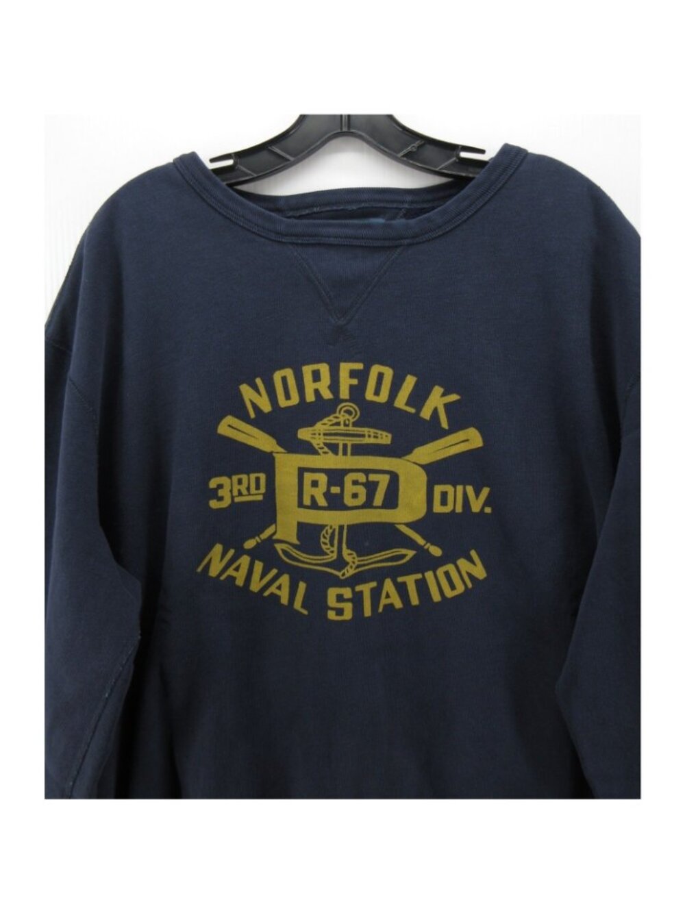 Polo Ralph Lauren Sweatshirt XXL Norfolk Naval Station Navy Pullover - Picture 3 of 11